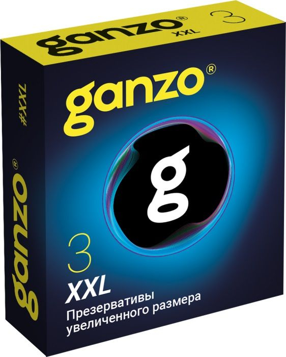 Презервативы увеличенного размера "Ganzo XXL" 3шт 